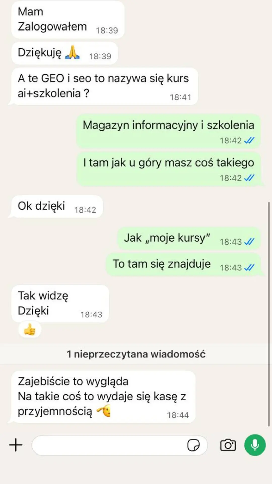 Opinia klienta